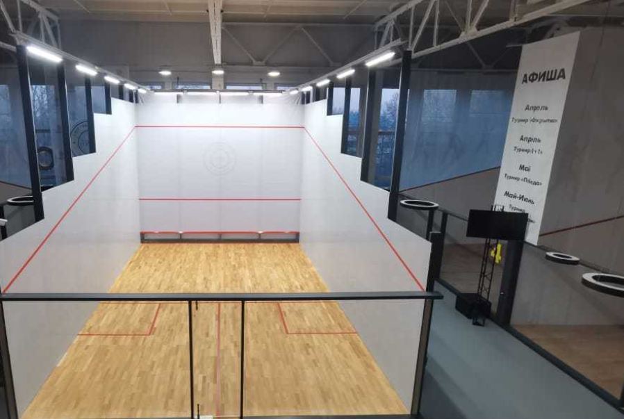 Компания спортивные линии, строительство сквош кортов: требования к площадке, покрытию