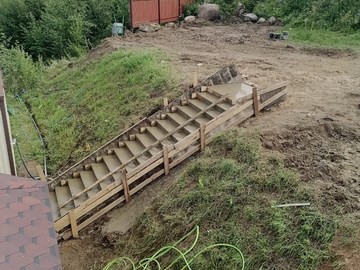 Бетонная лестница