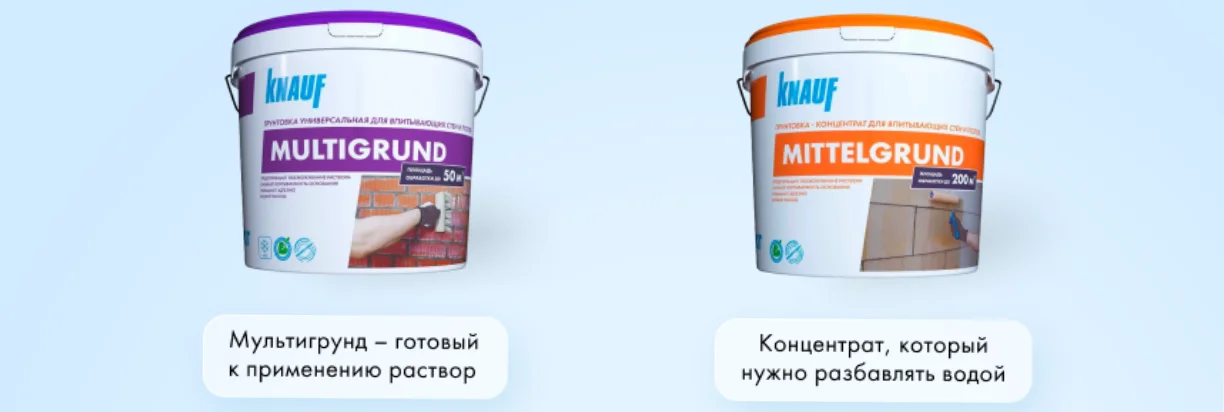 Как выбрать грунтовку под штукатурку или шпаклёвку