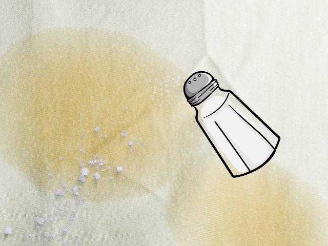 как избавиться от желтых пятен на футболке