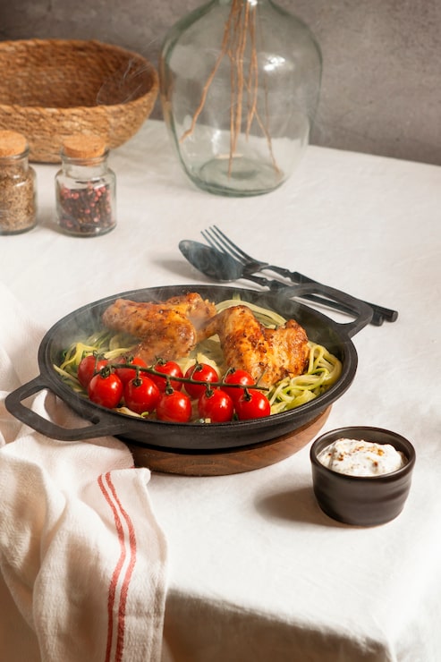 Рецепт курицы в сметанном соусе на сковороде Рецепт курицы в сметанном соусе на сковороде